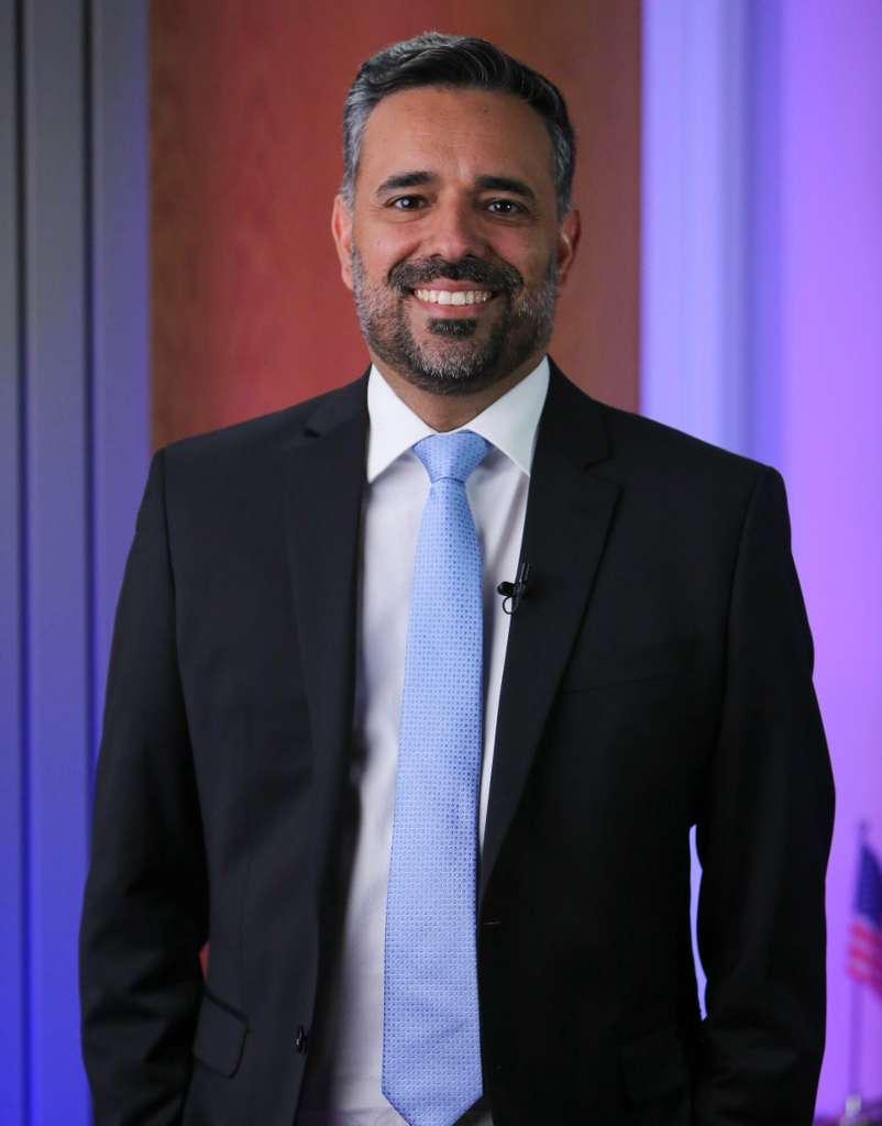 Retrato de Dr. Vinicius Bicalho, mentor do EPRO Dallas